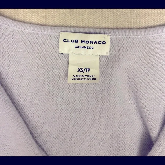 Club Monaco 100% Cashmere Sweater - Picture 6 of 6